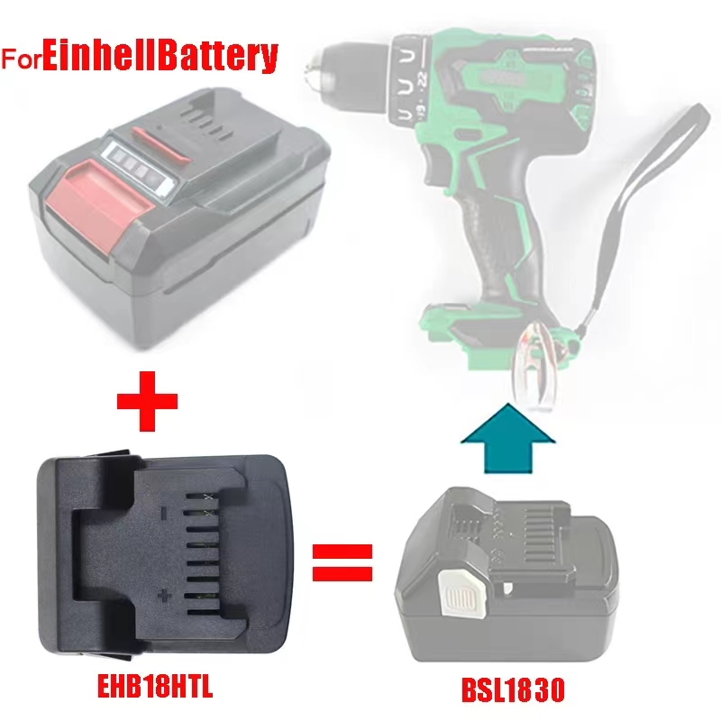 Power Tools Hitachi - EHB18HTL อะแดปเตอร์แปลงสําหรับ Einhell 18V Series แบตเตอรี่