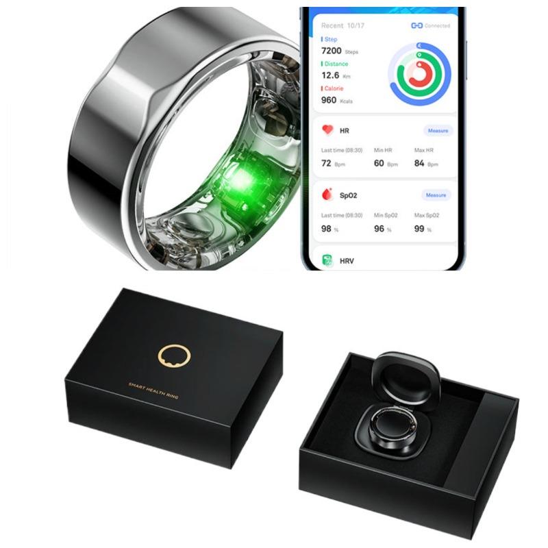 Health Power Tools - แหวนอัจฉริยะ 2301B Bluetooth VO2 Max สำหรับผู้ชาย