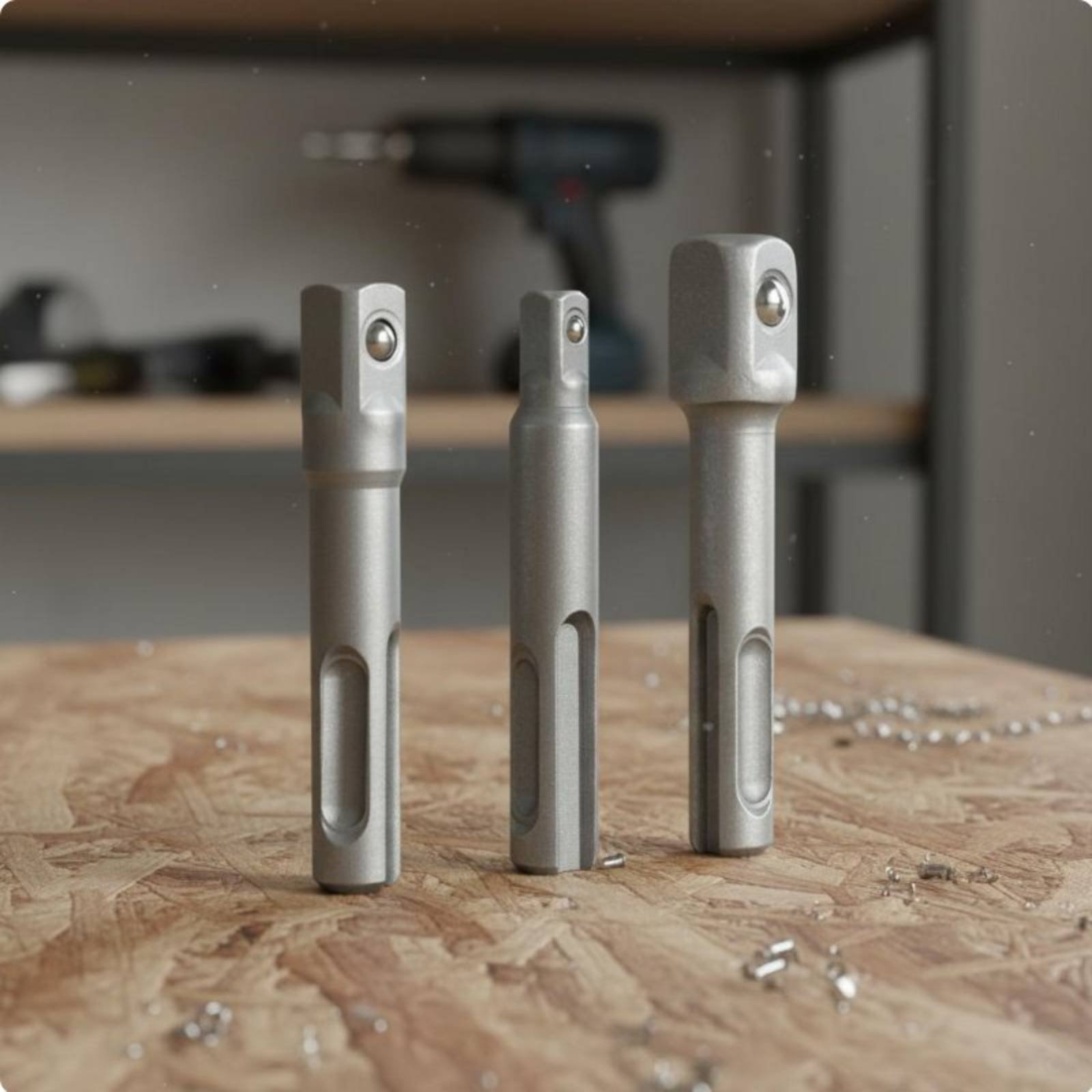 Power Tools Technician - ชุดอะแดปเตอร์แปลงไฟ 4 ชิ้น ดีไซน์สวยงาม ทนทาน ใช้งานได้หลากหลาย