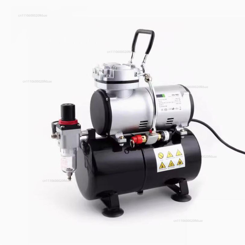 Air Compressor Mini - ปั๊มลมขนาดเล็กแบบปรับได้สำหรับใช้ในบ้าน ไม่ใช้น้ำมัน พร้อมสวิตช์ควบคุมแรงดันและวาล์วนิรภัย รุ่น AS-186