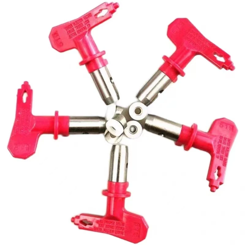 Power Tools Garden - Suntool หัวฉีดพ่นสีปลายปืนสุญญากาศชุดสีแดงเครื่องมือพ่นสีสำหรับเครื่องพ่นสีเครื่องพ่นสารเคมีในสวนเครื่องมือไฟฟ้า