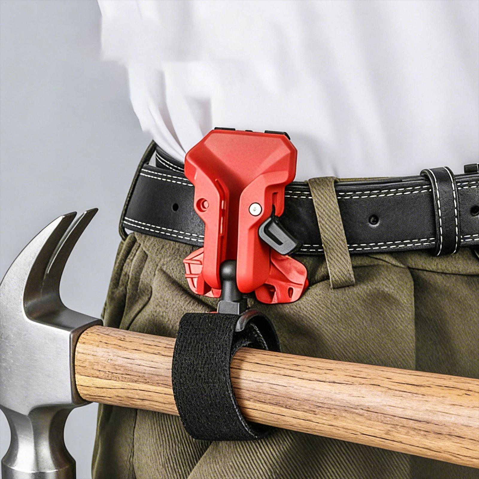 Power Tools Technician - คลิปหนีบเข็มขัดสำหรับเครื่องมือ คลิปหนีบเข็มขัดแบบปลดเร็วพร้อมระบบล็อคอัตโนมัติสำหรับสว่านไฟฟ้า สำหรับช่างไฟฟ้า ช่างไม้ ช่างประปา ช่างเทคนิค
