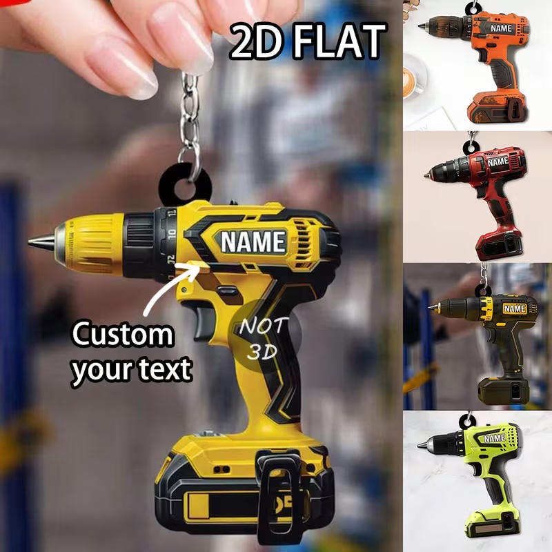 พวงกุญแจสว่านไฟฟ้าแบบกำหนดชื่อ - Power Tools Names บทวิจารณ์และราคา
