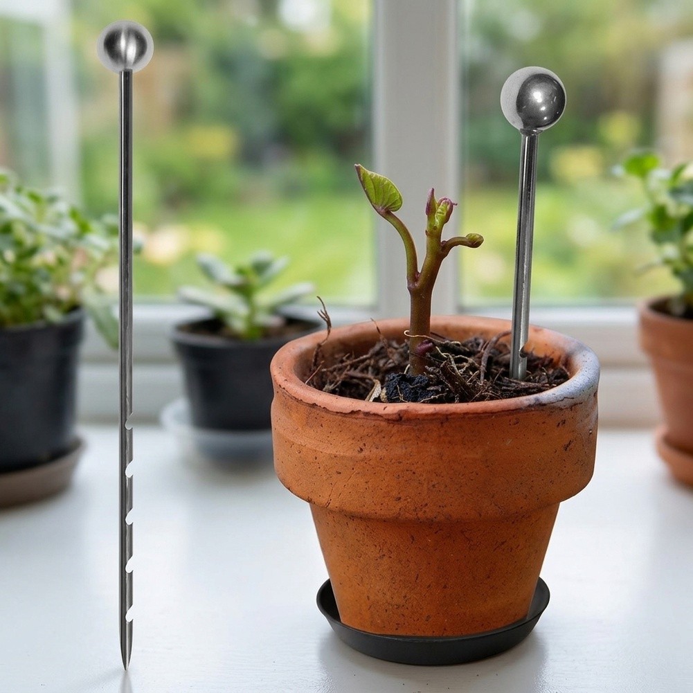 โพรบวัดความชื้นในดินสแตนเลสขนา - Power Tools Garden บทวิจารณ์และราคา