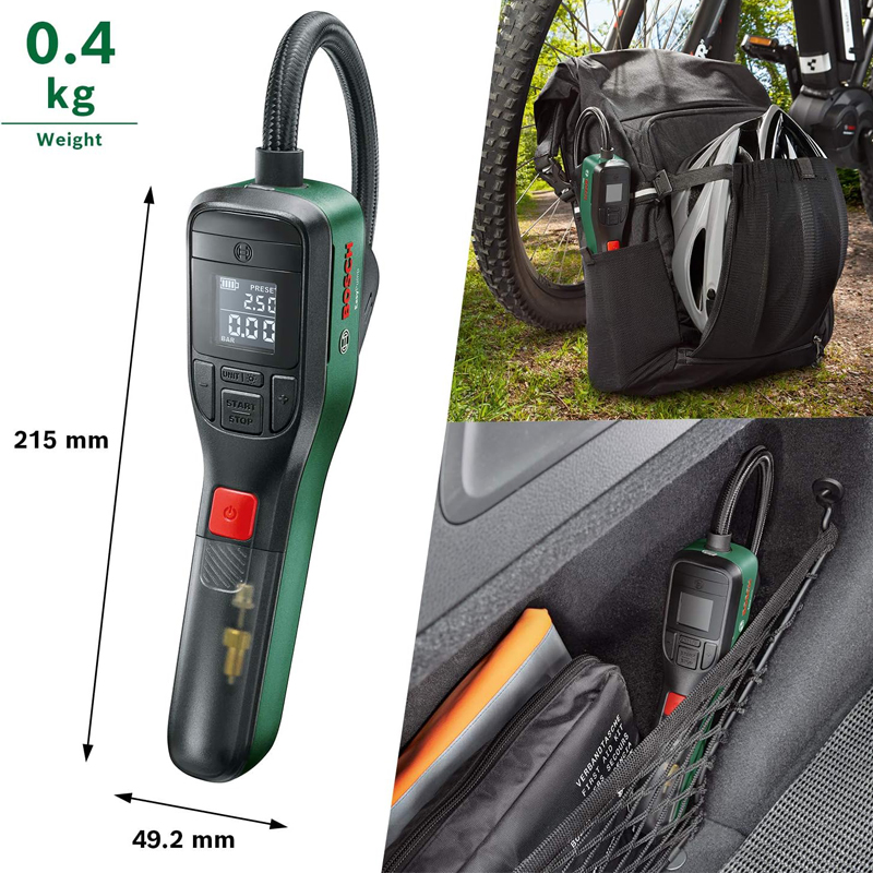 BOSCH Easy Pump ปั๊มลมไร้สายสำ - Air Compressor Mini บทวิจารณ์และราคา