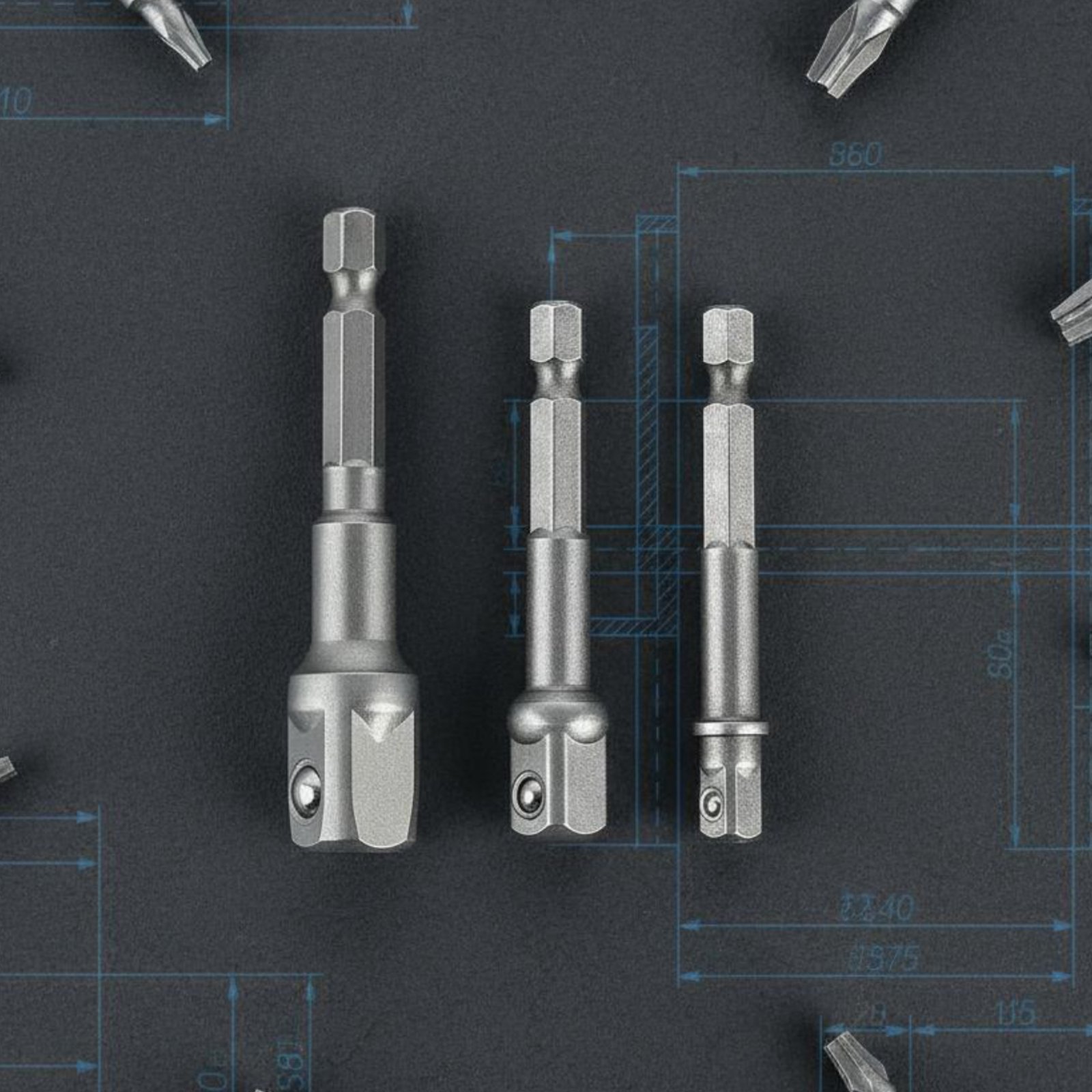 ชุดอะแดปเตอร์แปลงไฟ 4 ชิ้น ดีไ - Power Tools Technician บทวิจารณ์และราคา