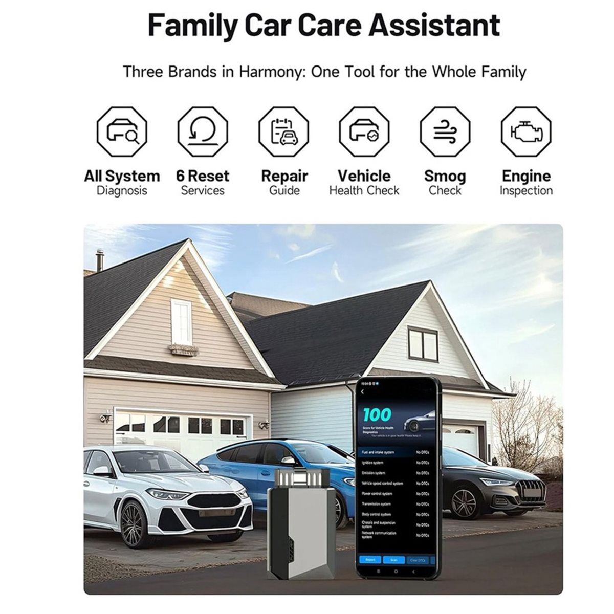 (A99Z) เครื่องสแกนบลูทูธ OBD2  - Health Power Tools บทวิจารณ์และราคา