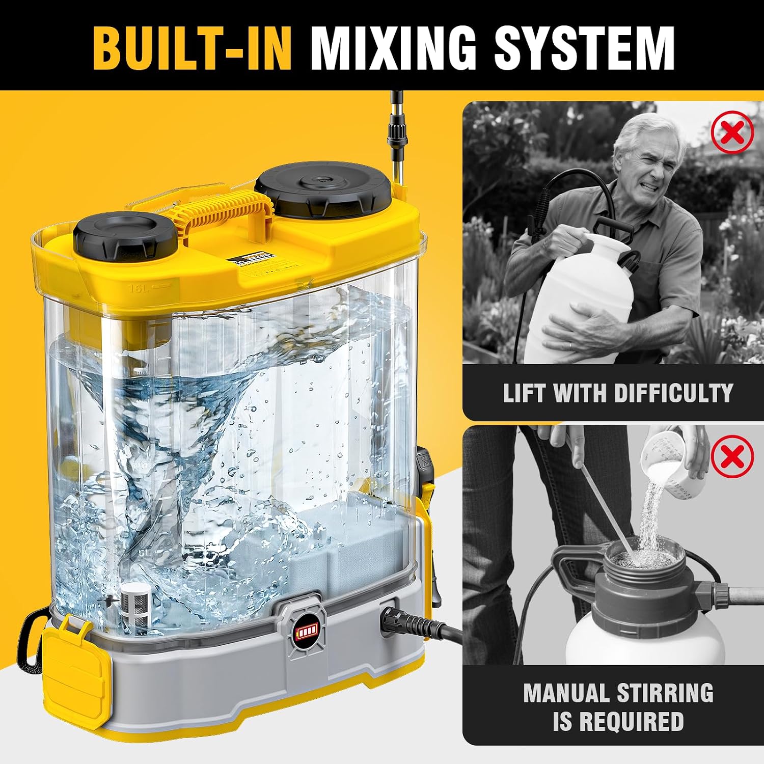 เครื่องพ่นสารเคมีแบบสะพายหลังใ - Power Tools Garden บทวิจารณ์และราคา